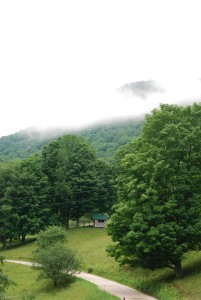 IB on a misty July morning